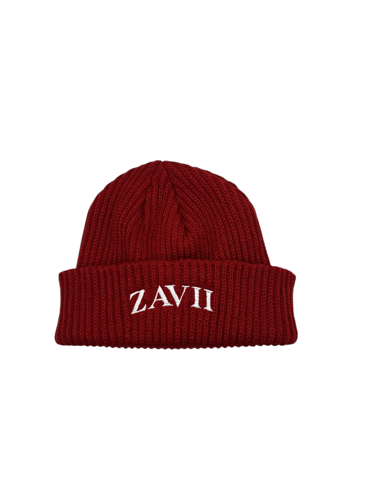 Classic Beanie - Dark Red