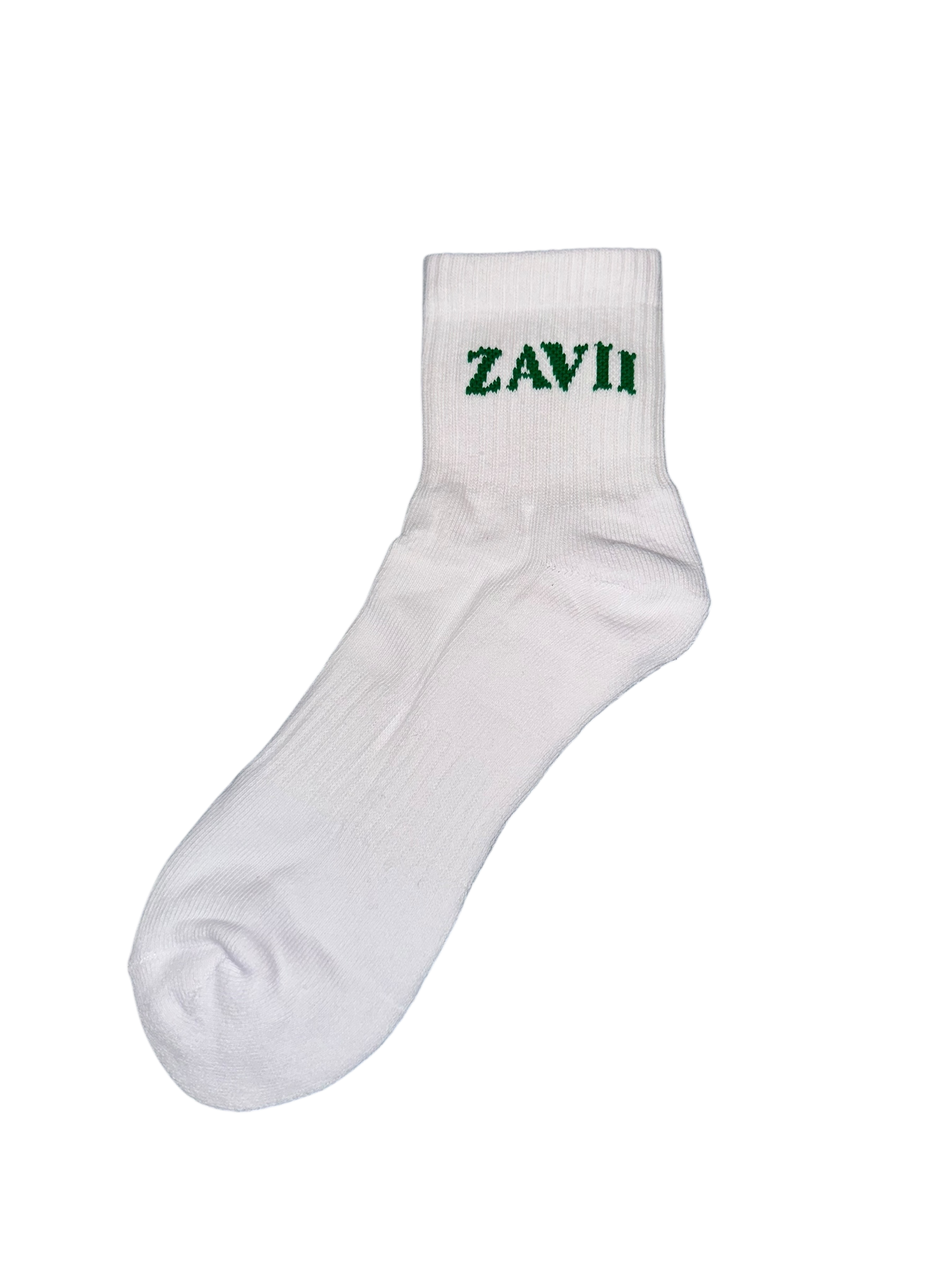 Classic Sock - White / Green