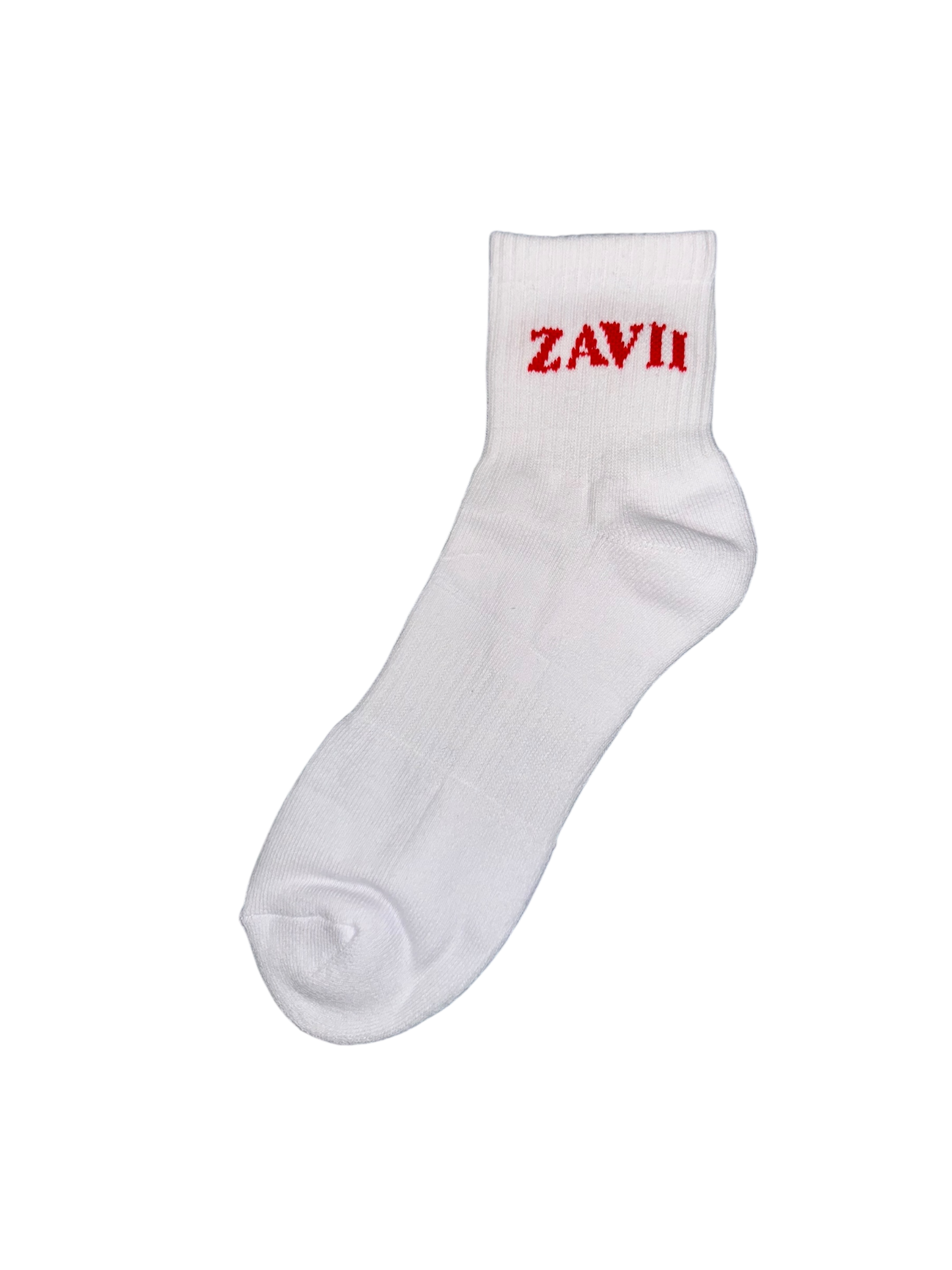 Classic Sock - White / Red